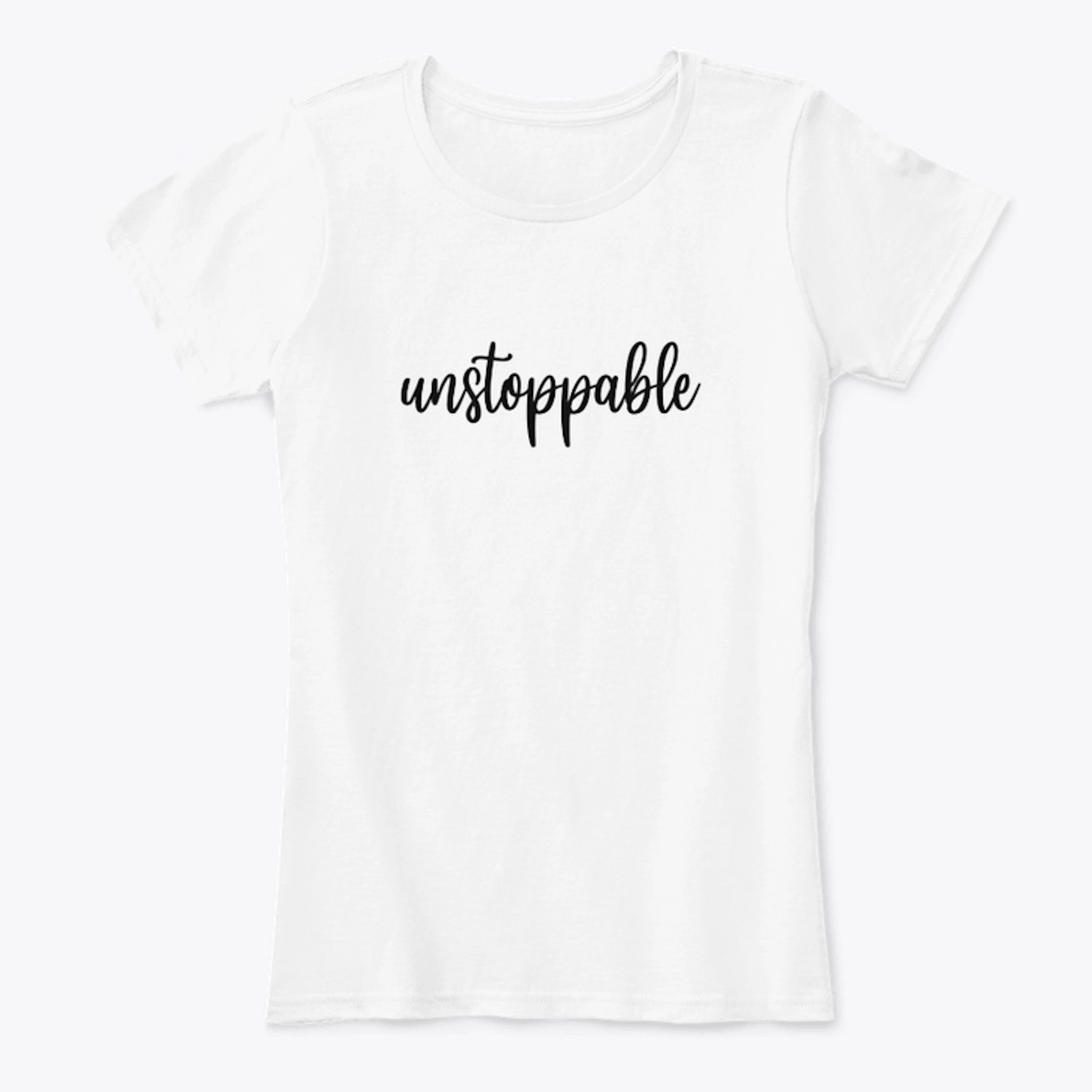 Unstoppable Simple White