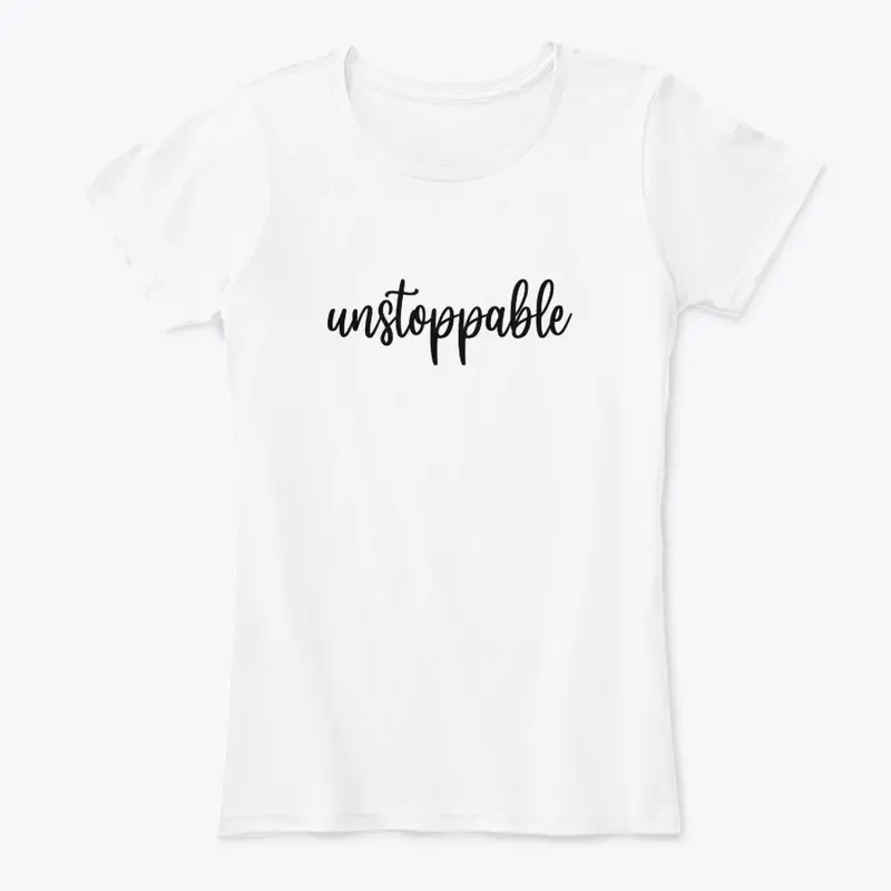 Unstoppable Simple White